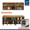 Ver imagem 6 de Cozinha 4 Peças 10 Portas 1 Gaveta Imperial Yescasa