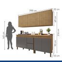 Ver imagem 7 de Cozinha 4 Peças 10 Portas 1 Gaveta Imperial Yescasa