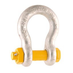Manilha Para Cabo De Aço 5/8 Curva Pesado Galvanizado Com P - 1