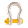 Manilha Para Cabo De Aço 5/8 Curva Pesado Galvanizado Com P - 1