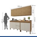 Ver imagem 7 de Cozinha 4 Peças 10 Portas 1 Gaveta Imperial Yescasa