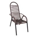 Ver imagem 1 de Cadeira de Área Luxo Adulta 2 Fios - Preto / Marrom Braga e Pina