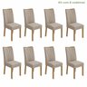 Conjunto com 8 Cadeiras para Sala de Jantar Apogeu - 1