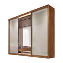 Ver imagem 2 de Guarda-roupa Diamond Plus com 1 Porta Espelho Peliculado 3 Portas e 6 Gavetas
