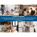 Ver imagem 2 de Kit Modulado MGM 5 Peças Celeste C182 Cinamomo/Off White
