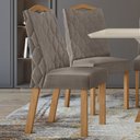 Ver mais imagens de Conjunto com 8 Cadeiras para Sala de Jantar Vênus