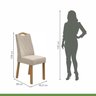 Conjunto com 8 Cadeiras para Sala de Jantar Vênus - 3