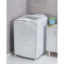 Ver imagem 1 de Capa Máquina de Lavar Roupas Pvc Transparente G 12kg À 16kg