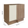 Cozinha Modulada de Canto Herval Ten, 15 Peças e Tampos 100% MDF, 521 cm - 10