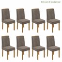 Ver imagem 1 de Conjunto com 8 Cadeiras para Sala de Jantar Astrid