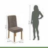 Conjunto com 8 Cadeiras para Sala de Jantar Astrid - 5