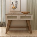 Ver imagem 5 de Sala De Estar Completa Painel Para Tv Com Mesas De Apoio E Centro Com Aparador