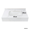 Ver imagem 4 de Bancada de Porcelanato C/ Cuba de Cerâmica + Espelho com Led