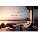 Ver imagem 3 de Mesa de Centro Auxiliar Apoio Redonda Veneza 68 X 84 Cm:preto Brilho