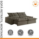 Ver imagem 2 de Sofá Retrátil e Reclinável com Catraca Blindada 230cm Montano