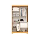 Ver imagem 2 de Guarda Roupa 4 Portas 2 Gavetas Lana Branco - Acp