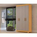 Ver imagem 4 de Guarda Roupa 4 Portas 2 Gavetas Lana Branco - Acp