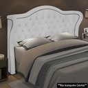 Ver imagem 2 de Cabeceira Cama Box Casal Queen 160cm Antibes P02 Boucle Branco - Mpozenato