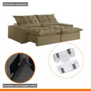 Ver imagem 7 de Sofá Retrátil e Reclinável com Catraca Blindada 250cm Montano