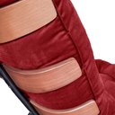 Ver imagem 4 de Kit Puff + Poltrona Decorativa Costela Suede Vermelho Dominic Decor