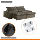 Ver imagem 7 de Sofá Retrátil e Reclinável com Catraca Blindada 250cm Montano