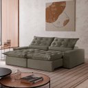 Ver imagem 1 de Sofá Retrátil e Reclinável com Catraca Blindada 250cm Montano