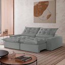 Ver imagem 1 de Sofá Retrátil e Reclinável com Catraca Blindada 250cm Montano