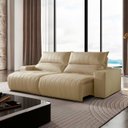 Ver imagem 1 de Sofá Retrátil e Reclinável com Catraca Blindada 250cm Palermo