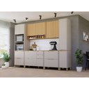 Ver imagem 1 de Cozinha Completa 6 Peças com Tampo 100 Mdf Lumina Luciane Móveis