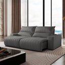 Ver imagem 1 de Sofá Retrátil e Reclinável com Catraca Blindada 250cm Palermo