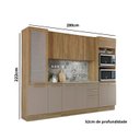 Ver imagem 2 de Armário de Cozinha Modulada Completa 07 Peças 2,80m Botanic Kappesberg