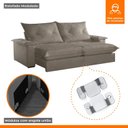 Ver imagem 7 de Sofá Retrátil e Reclinável com Catraca Blindada 200cm Mônaco