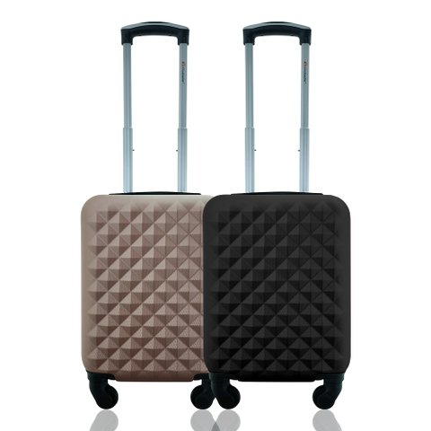 Kit Conjunto Mala de Bordo Viagem Rígidas Rodas 360º Cadeado Segredo Gladiador Duas D1pp Tamanho Pp