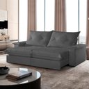 Ver imagem 1 de Sofá Retrátil e Reclinável com Catraca Blindada 200cm Mônaco