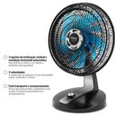 Ver imagem 5 de Ventilador Britânia 2 em 1 Hélice de 10 Pás 174w Pvt45a 220v