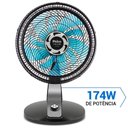 Ver imagem 6 de Ventilador Britânia 2 em 1 Hélice de 10 Pás 174w Pvt45a 220v