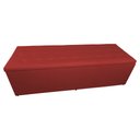 Ver imagem 3 de Calçadeira Recamier Baú Casal King 190cm Juliana Suede Vermelho