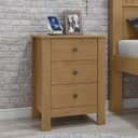 Ver imagem 2 de Kit 2 Mesas de Cabeceira Maggiore Amêndoa - Móveis Lopas