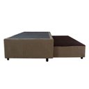 Ver imagem 1 de Cama Box Base Casal Com Auxiliar Semi Ortopedica Suede:CAFECOMLEITE