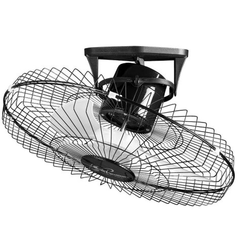 Ventilador de Teto Venti-delta 360° Oscilante 60cm Preto Bivolt