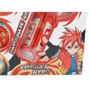 Ver imagem 4 de Pião de Batalha com Lançador Gyro 3 Peças Vermelho - Quanhe