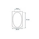 Ver imagem 3 de Assento Sanitário Poliéster Dama Senso Branco Louça Roca