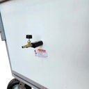 Ver mais imagens de Carrinho 2 em 1 Água de Coco e Milho Verde Cefaz Luxo Branco Rodas Pneumáticas com Guarda Sol