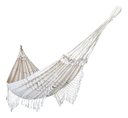 Ver imagem 1 de Rede de Dormir Descanso Casual Pernambucana Algodão Premium Cru 3,80x1,50