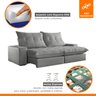 Sofá Retrátil e Reclinável com Catraca Blindada 210cm Porto - 6