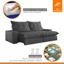 Ver imagem 6 de Sofá Retrátil e Reclinável com Catraca Blindada 210cm Porto
