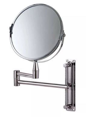Espelho de Aumento Articulado para Parede 40x27 cm - Mimo Style - BH1610