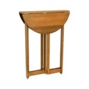 Ver imagem 2 de Mesa Bistrô Dobrável Malibu Madeira Maciça - Amêndoa/madeira