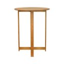 Ver imagem 5 de Mesa Bistrô Dobrável Malibu Madeira Maciça - Amêndoa/madeira