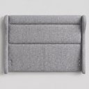 Ver imagem 2 de Cabeceira para Cama Box Casal 158cm Bono Lisa Linho Cinza - Sallar Home